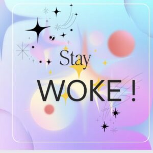 This colorful wall art on wokeness adds a contemporary touch to any space.